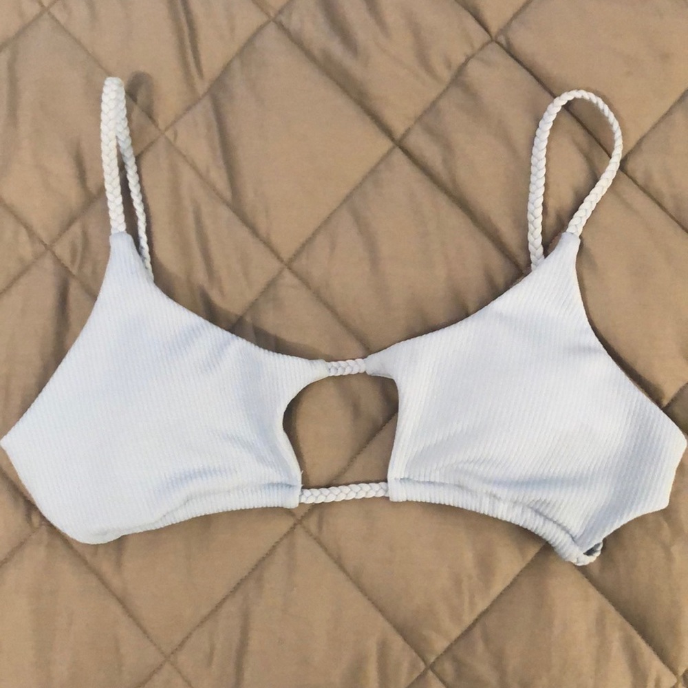 Blue Bikini Top, size L